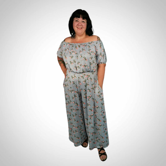 Long jumpsuit with pockets made in Quebec2